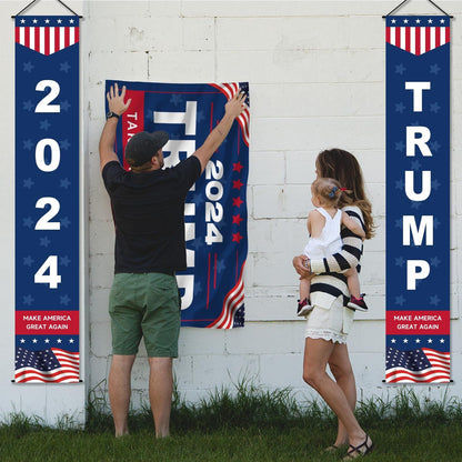 Trump 2024 Flag 3X5Ft Trump Flags with MAGA Large Hanging Banners Heavy Duty ...