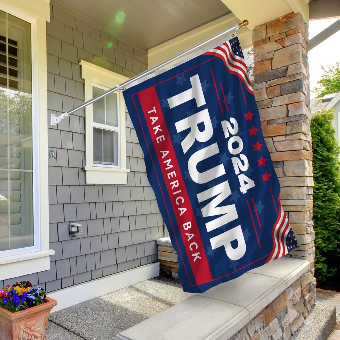 Trump 2024 Flag 3X5Ft Trump Flags with MAGA Large Hanging Banners Heavy Duty ...