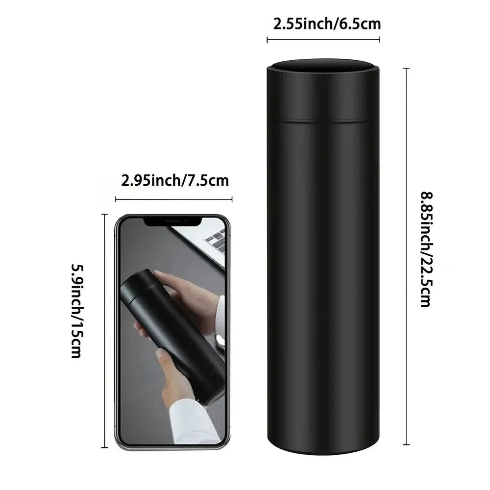 500Ml Creative Smart LED Thermos Bottle Temperature Display Vacuum Flasks Stainless Steel Water Bottle Thermos Cup