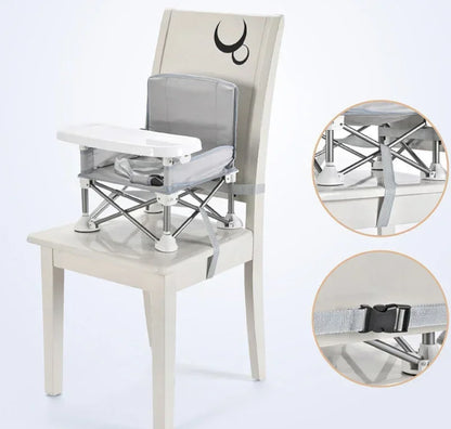 Baby Dining Chair Booster Seat Portable Travel Folding Kids with Feeding Chair Outdoor Beach Seat Baby Furniture Supplies