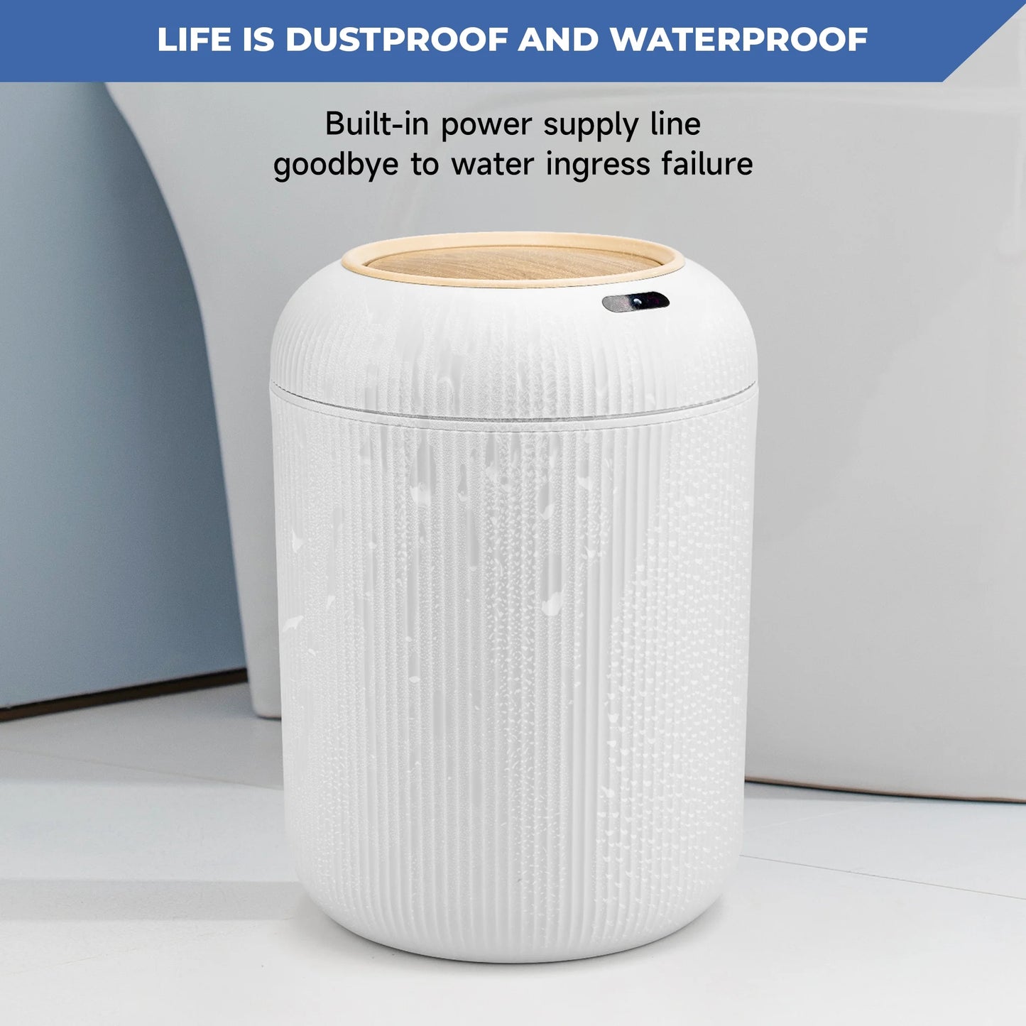 Smart Sensor Wastebasket: Convenient & Hygienic, Easy-To-Use, Waterproof Plastic with Advanced Technology