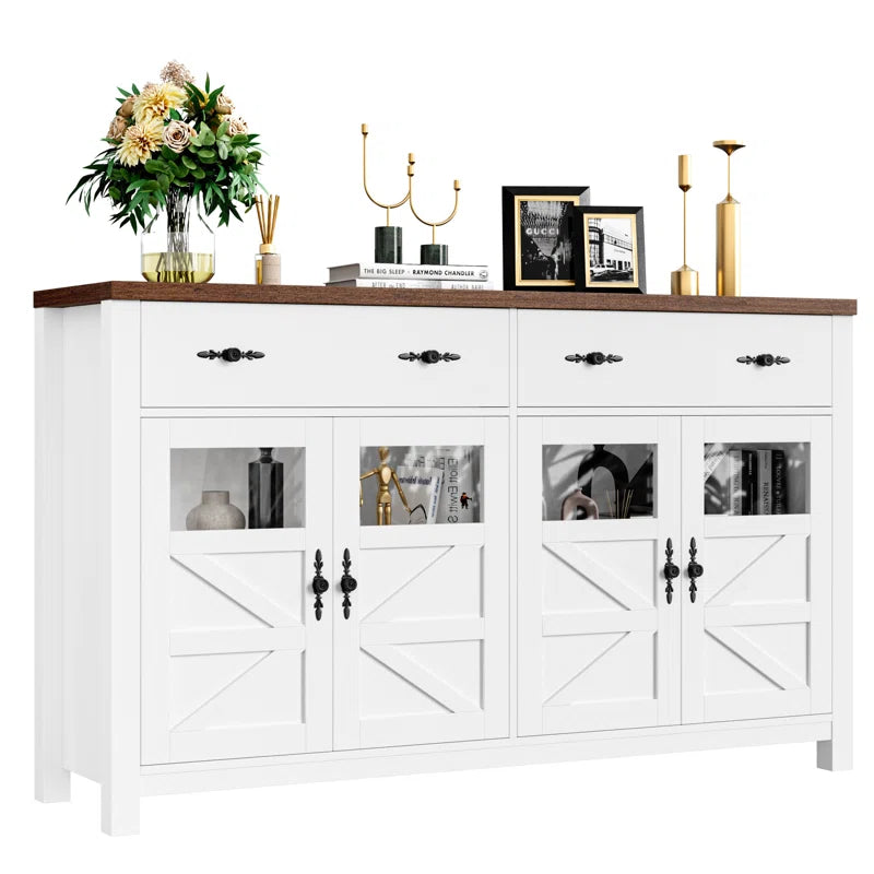 55.1" Nostrand 4 Door Accent Cabinet