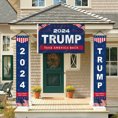 Trump 2024 Flag 3X5Ft Trump Flags with MAGA Large Hanging Banners Heavy Duty ...