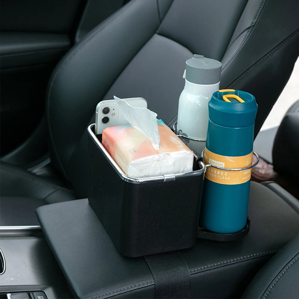 Multi-Function Car Storage Box Armrest Organizers Car Interior Stowing Tidying Accessories for Phone Tissue Cup Drink Holder